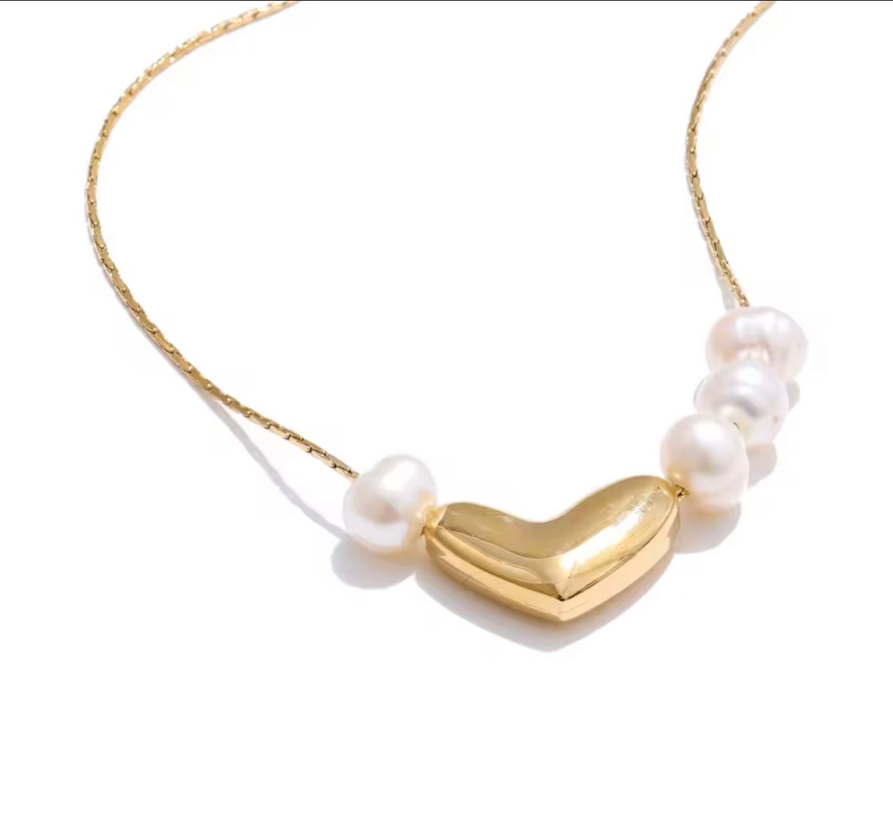 Gold Heart Necklace