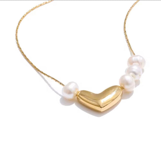 Gold Heart Necklace