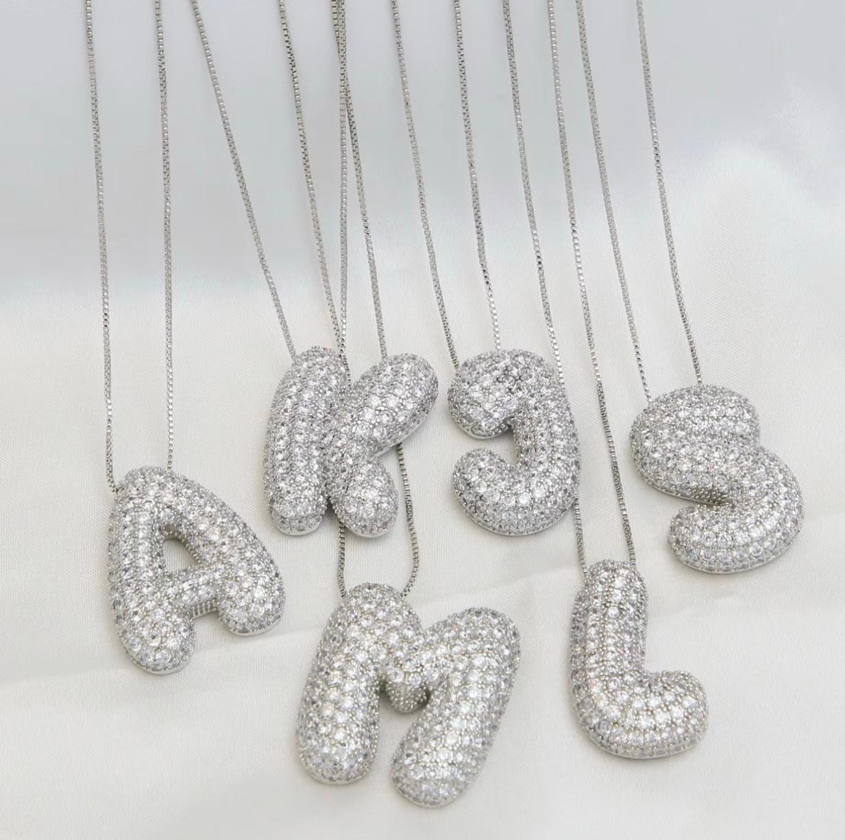 Alphabet Silver Necklace