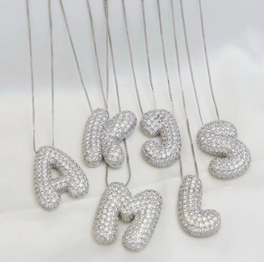 Alphabet Silver Necklace