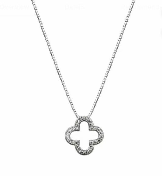 Cross Silver Nrcklace