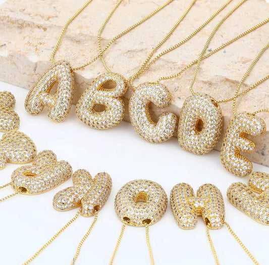 Gold Alphabet Necklace