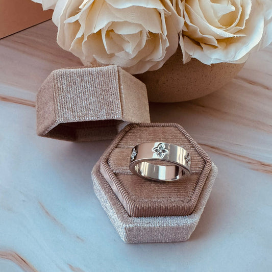 Spade Silver Ring