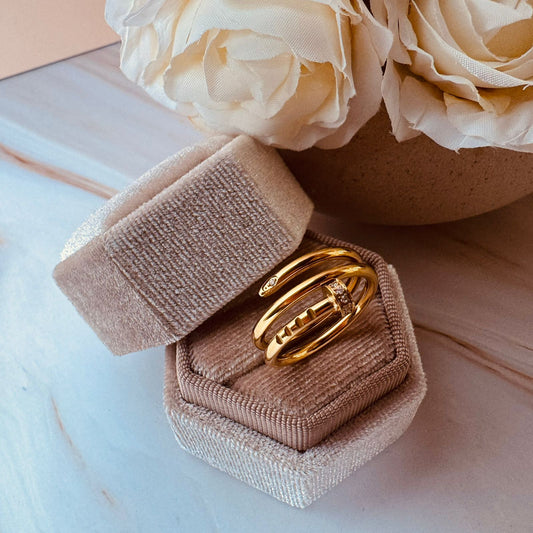 Axis Gold Ring