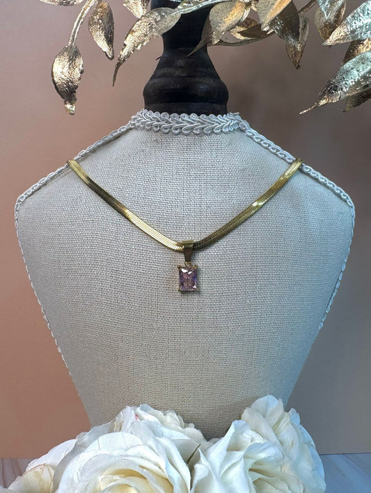 Chicklet Necklace
