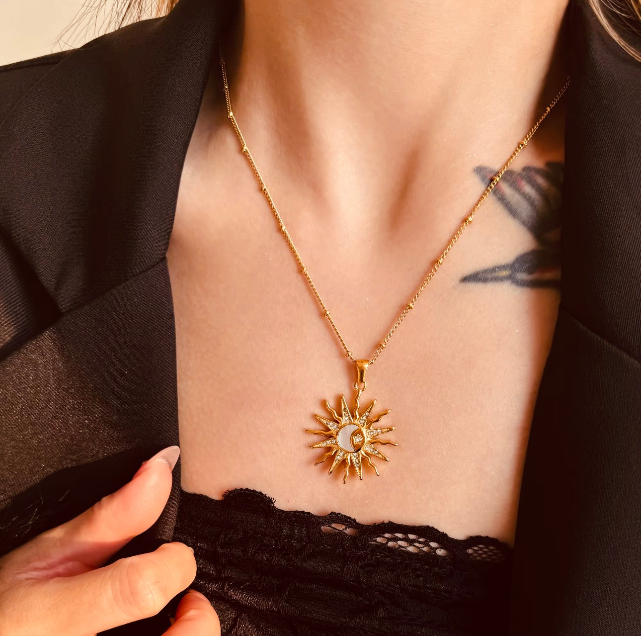Elysian Sun Necklace