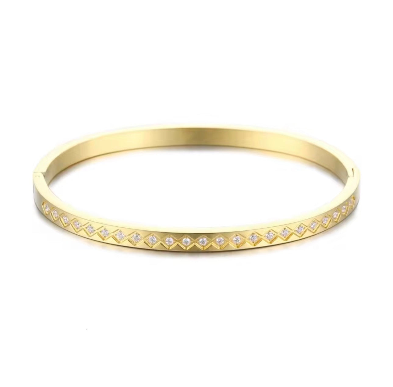 Ziva Chevron Bangle