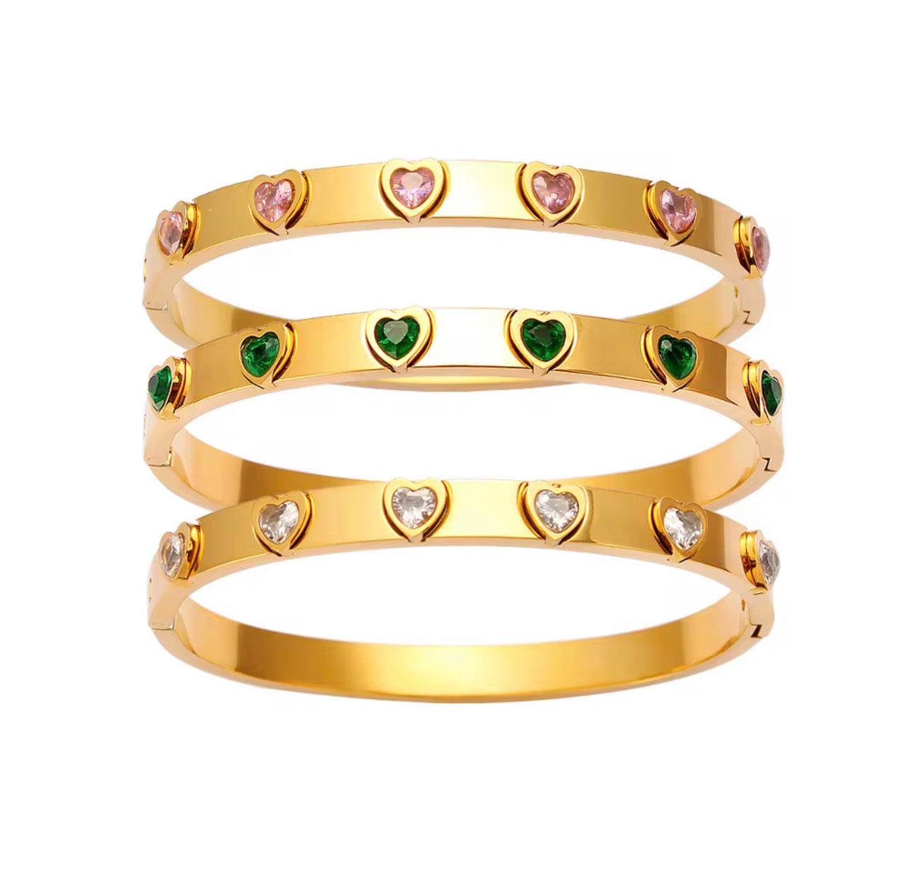 Cœur d’Or Heart Bangle