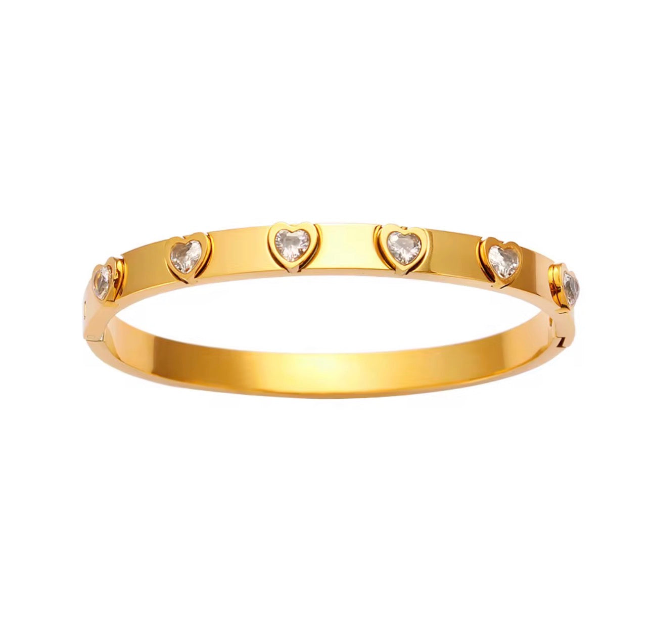 Cœur d’Or Heart Bangle