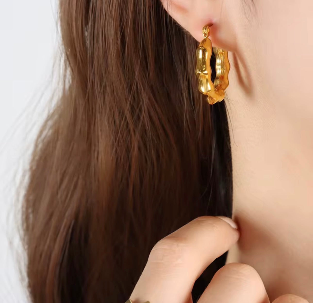 Aurelia Bamboo Hoops