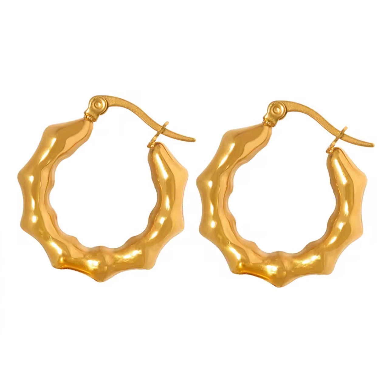 Aurelia Bamboo Hoops