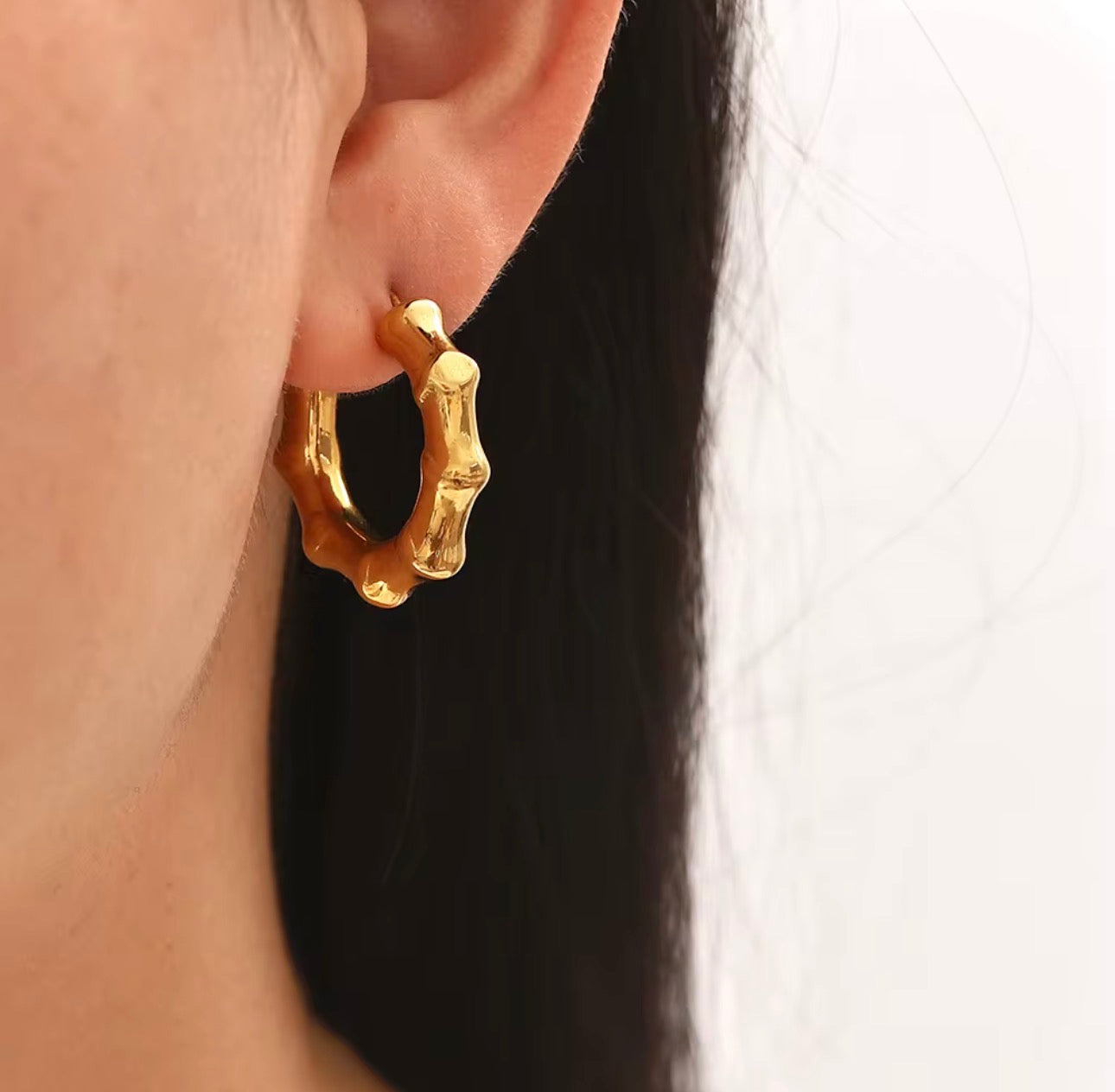 Aurelia Bamboo Hoops