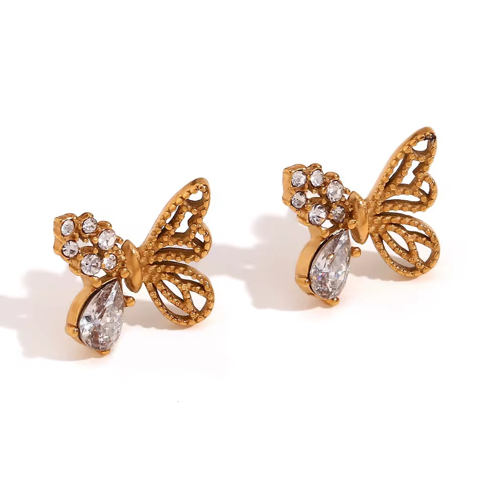 Aelia Butterfly Earrings