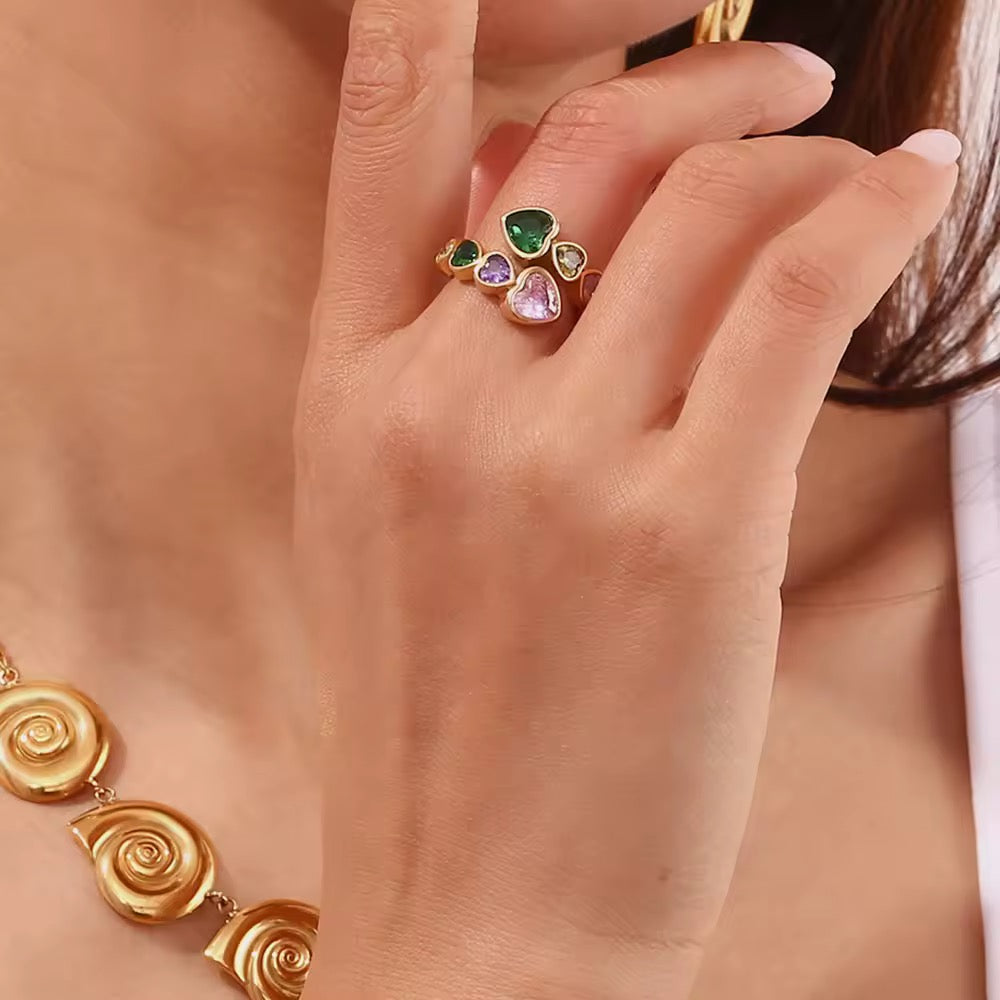 Candy Hearts Ring